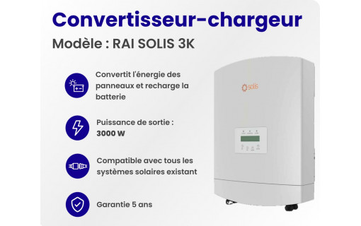 convertisseur chargeur RAI SOLIS