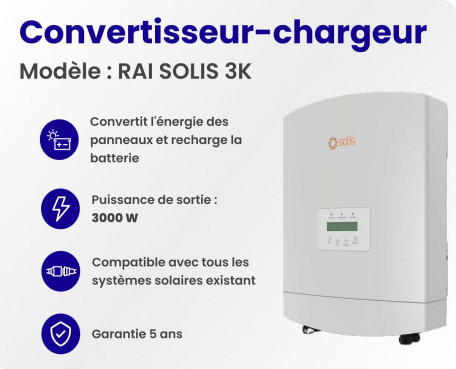 convertisseur chargeur RAI SOLIS