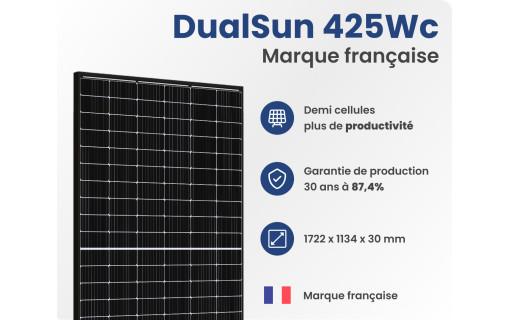 Panneau Solaire DUALSUN 425W