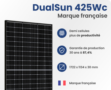 Panneau Solaire DUALSUN 425W