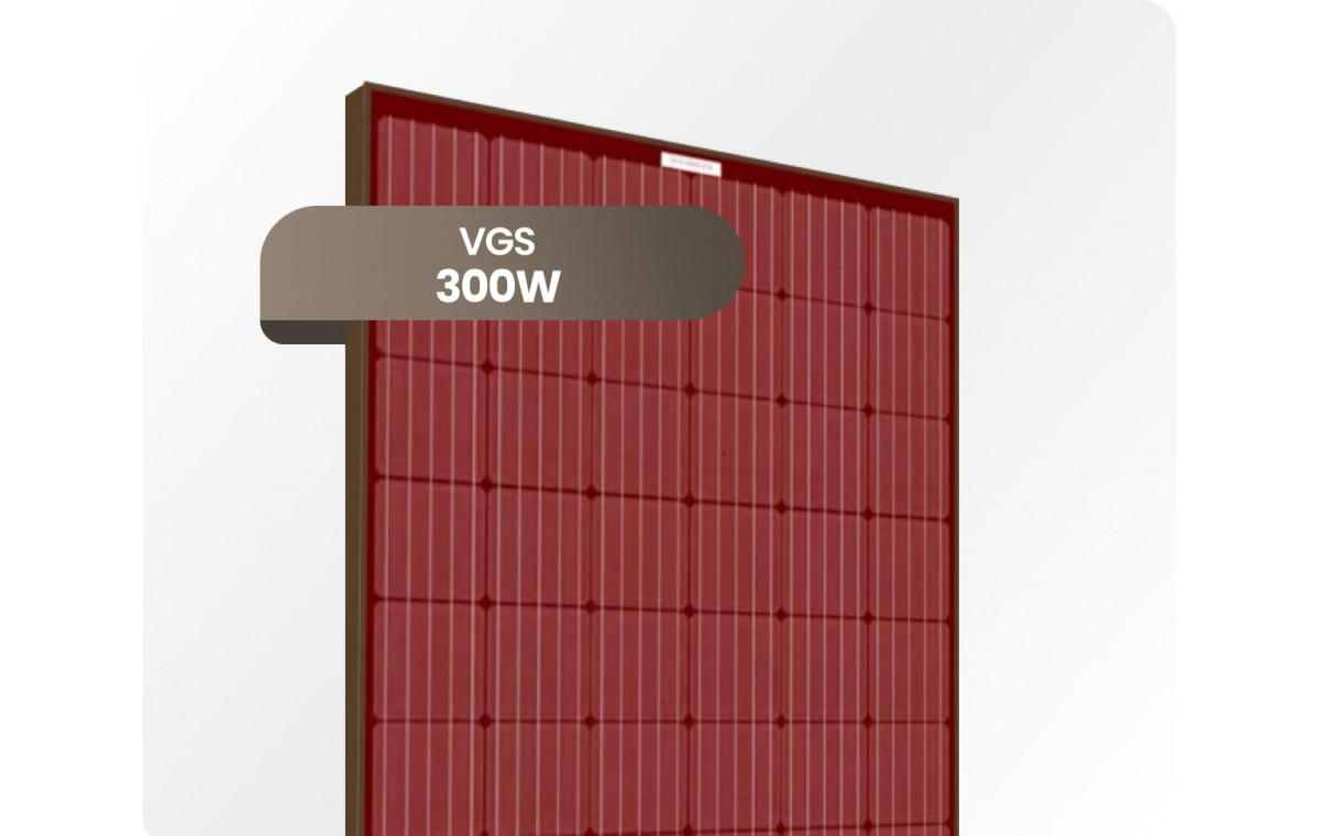 Panneau solaire VGS Rouge 300Wc monocristallin