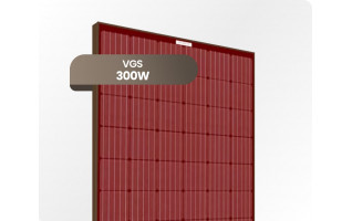 Panneau solaire VGS Rouge 300Wc monocristallin