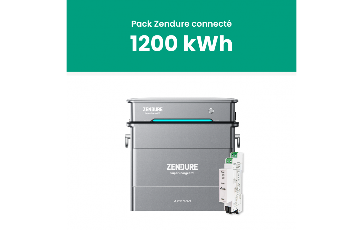 Pack Zendure connecté