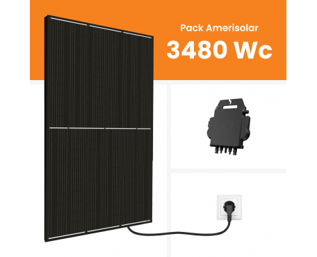 Kit Solaire 3480W Meilleur Prix - Micro onduleurs APS