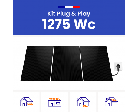 Kit Solaire Autoconsommation DUALSUN 1275W