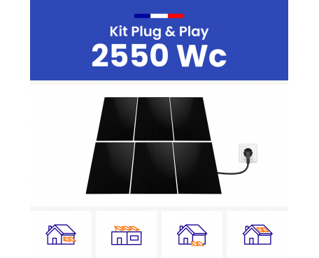 Kit Solaire Autoconsommation DUALSUN 2550W