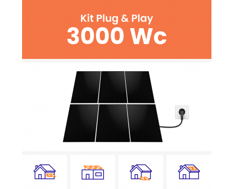 Kit panneau solaire plug...